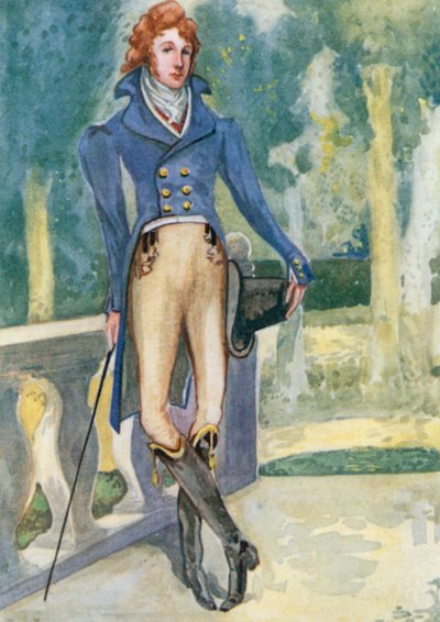 Un uomo del tempo di Giorgio IV 1820-1830 da Dion Clayton Calthrop