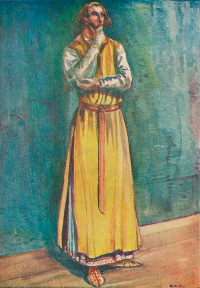 Un uomo del tempo di Giovanni, 1907 da Dion Clayton Calthrop