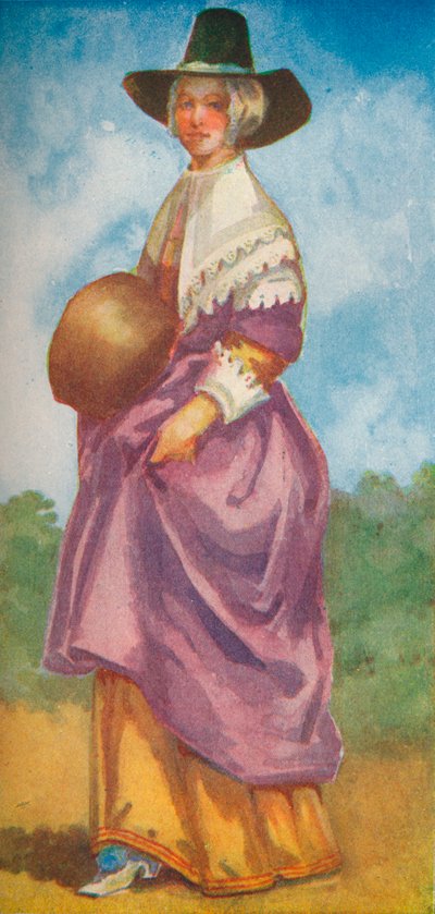 Una donna del tempo di Cromwell, 1907 da Dion Clayton Calthrop
