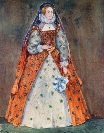 Una donna del tempo di Elisabetta 1558-1603 da Dion Clayton Calthrop