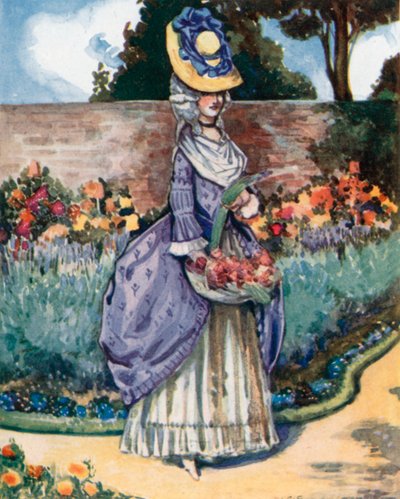 Una donna del tempo di Giorgio III 1760-1820 da Dion Clayton Calthrop