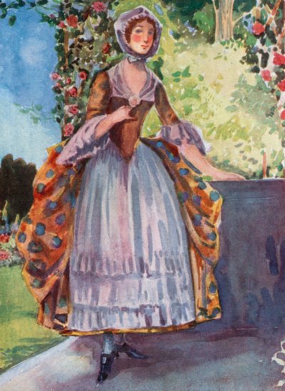 Una Donna del Tempo di Giorgio II 1727-1760 da Dion Clayton Calthrop