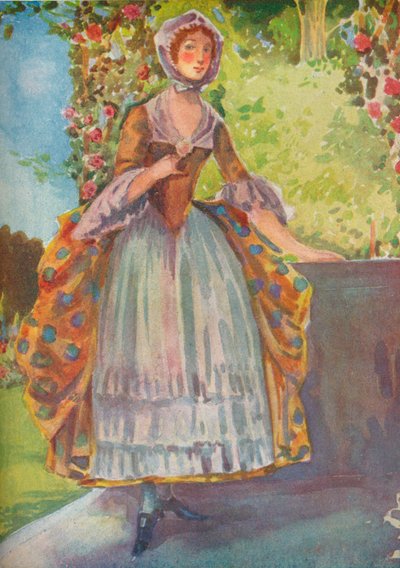 Una Donna del Tempo di Giorgio II, 1907 da Dion Clayton Calthrop