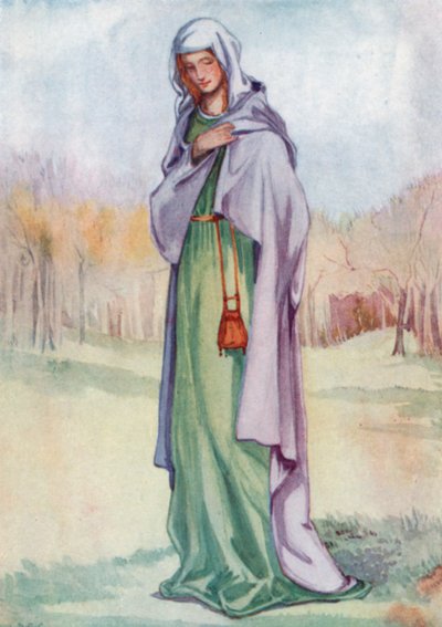 Una donna del tempo di Enrico III 1216-1272 da Dion Clayton Calthrop