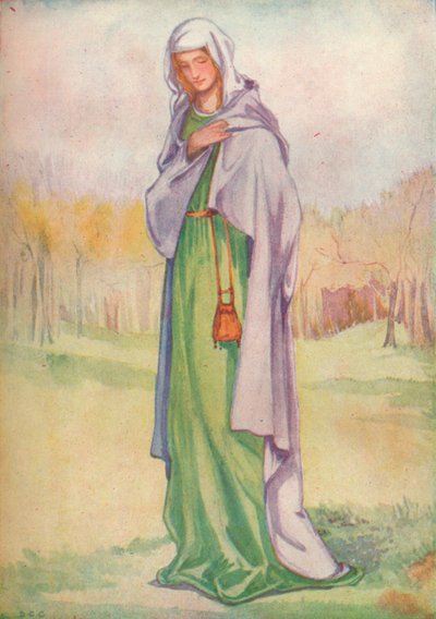 Una Donna del Tempo di Enrico III, 1907 da Dion Clayton Calthrop