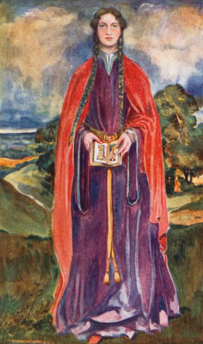 Una donna del tempo di Enrico I 1100-1135 da Dion Clayton Calthrop