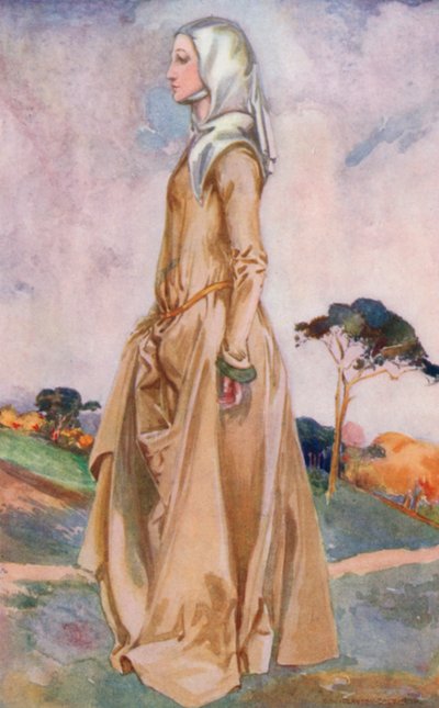 Una donna del tempo di Enrico I 1154-1189 da Dion Clayton Calthrop
