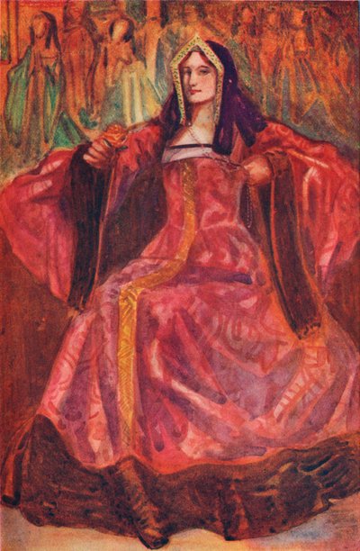 Una donna del tempo di Enrico VII, 1907 da Dion Clayton Calthrop