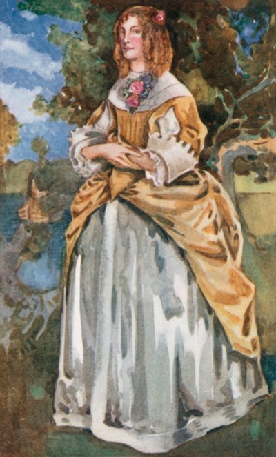 Una donna del tempo di Giacomo II 1685-1689 da Dion Clayton Calthrop