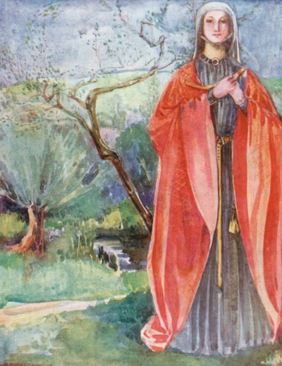 Una donna del tempo di Giovanni 1199-1272 da Dion Clayton Calthrop
