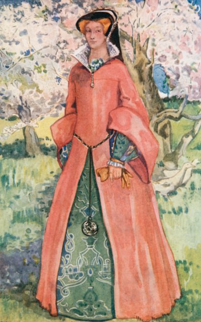 Una donna del tempo di Maria 1553-1558 da Dion Clayton Calthrop