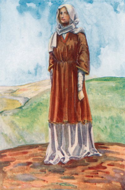 Una donna del tempo di Guglielmo I 1066-1087 da Dion Clayton Calthrop