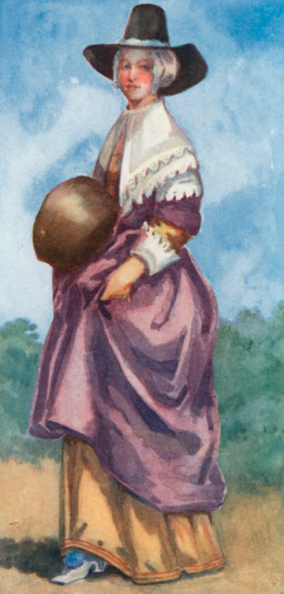Una donna del tempo dei Cromwell 1649-1660 da Dion Clayton Calthrop