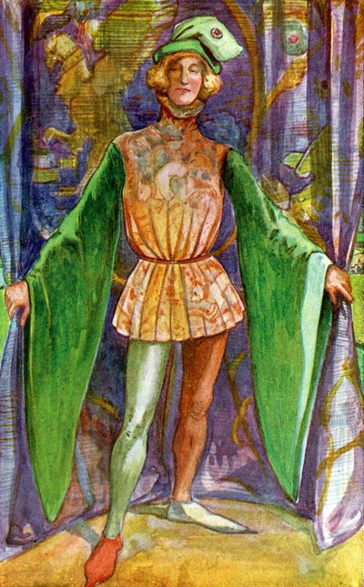 Costume maschile nel regno di Enrico V (1413-1422) da Dion Clayton Calthrop