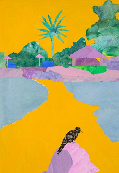 Spiaggia brasiliana (collage) da Dione Verulam