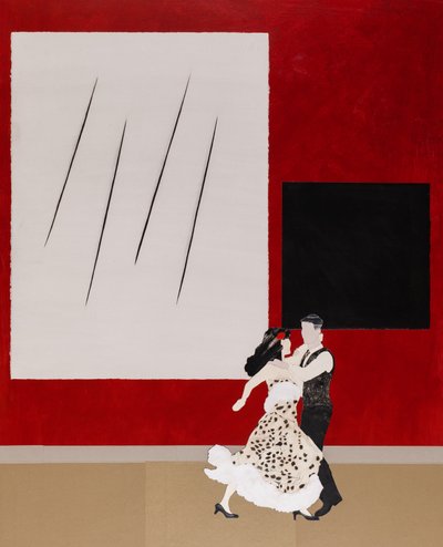 In Tune with Malevich, 2020 (collage) da Dione Verulam