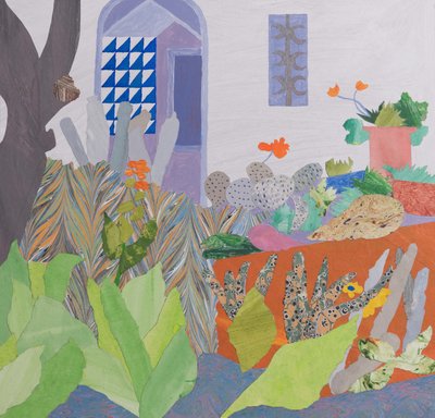 Isolamento in paradiso (collage) da Dione Verulam