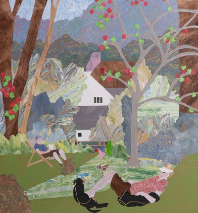 Settembre in vacanza (collage) da Dione Verulam