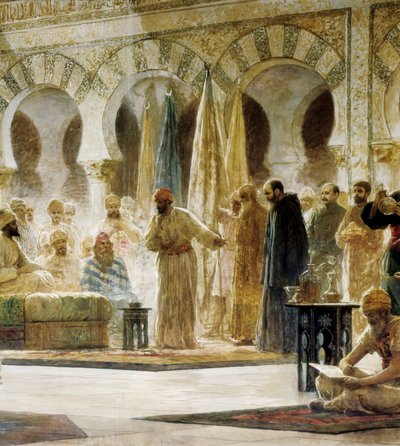 Abd Al-Rahman III (dettaglio) da Dionisio Baixeras Verdaguer