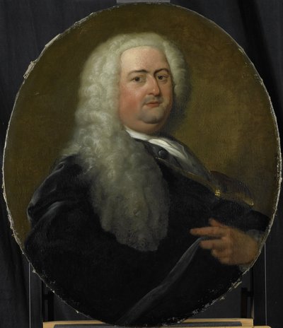 Ritratto di Adriaen Paets, direttore della Camera di Rotterdam della Compagnia Olandese delle Indie Orientali, eletto nel 1734 da Dionys van Nijmegen