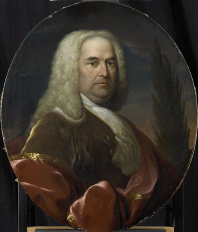 Ritratto di Hugo du Bois, Direttore della Camera di Rotterdam della Compagnia Olandese delle Indie Orientali, eletto nel 1734 da Dionys van Nijmegen
