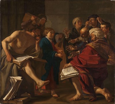 Cristo tra i dottori da Dirck Baburen van
