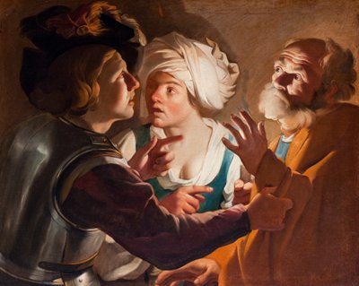 Il rinnegamento di San Pietro da Dirck Baburen van