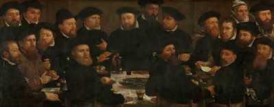 Banchetto di diciotto guardie della squadra L, Amsterdam 1566, noto come 