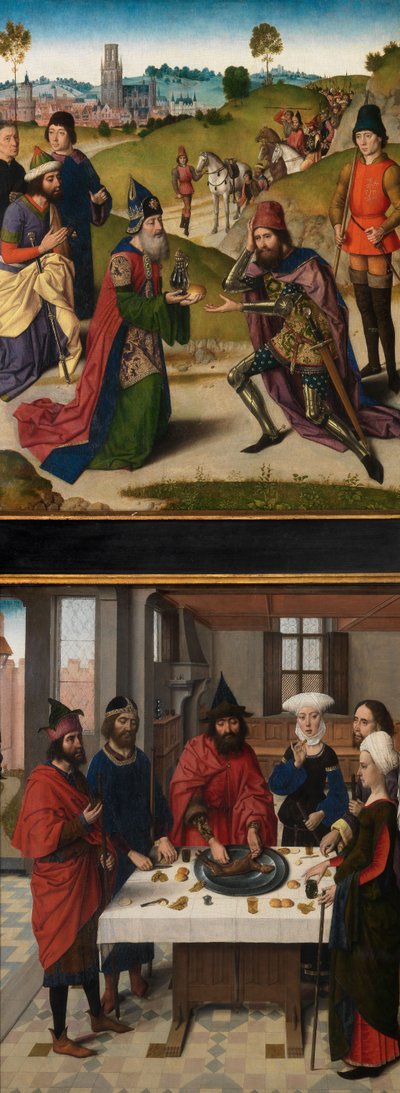 (dettaglio) Polittico del Santissimo Sacramento, c.1464-68 da Dirck Bouts