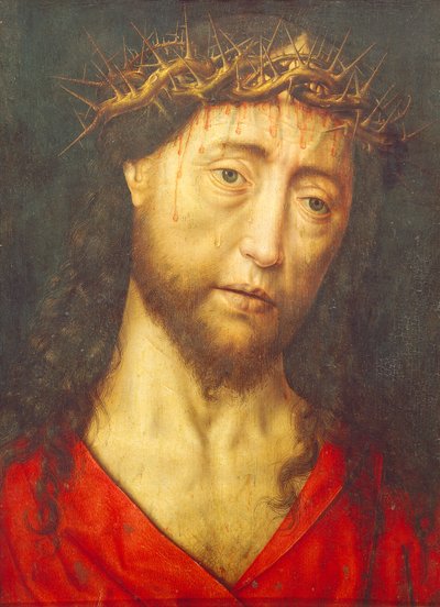 Testa di Cristo coronato di spine da Dirck Bouts