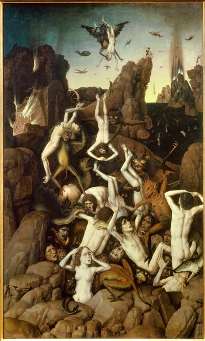 Inferno. La caduta dei reprobi da Dirck Bouts