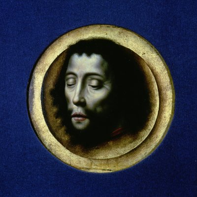 La testa di Giovanni Battista da Dirck Bouts