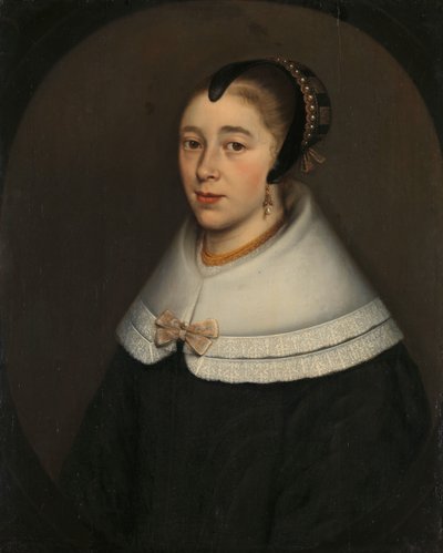 Ritratto di una donna, ritenuta Catharina Kettingh (1626/27-73), moglie di Bartholomeus Vermuyden da Dirck Craey