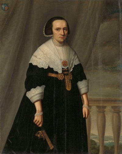 Ritratto di Machteld Bas da Dirck Dircksz. van Santvoort (manner of)