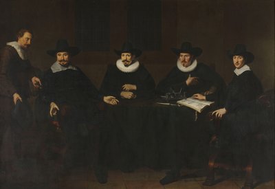 I capi della Saainering ad Amsterdam, 1643 da Dirck Dircksz. van Santvoort