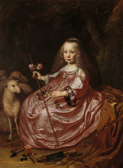 Ritratto di Clara Alewijn da Dirck Dircksz. van Santvoort