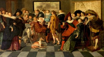 Una festa olandese, c.1620 da Dirck Hals