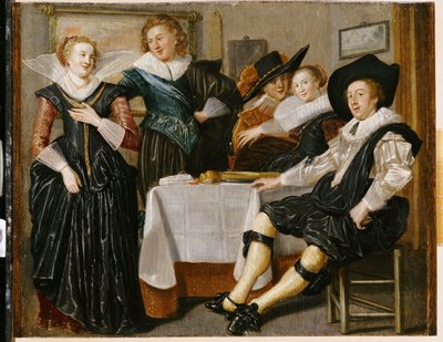 Una Compagnia Allegra in un Interno da Dirck Hals