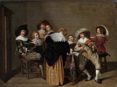 Una festa musicale da Dirck Hals