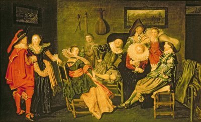 Compagnia allegra da Dirck Hals