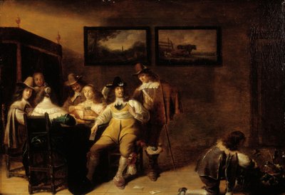 Die Kartenspieler da Dirck Hals