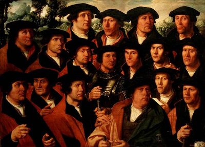 Ritratto di gruppo della compagnia di tiro di Amsterdam da Dirck Jakobsz