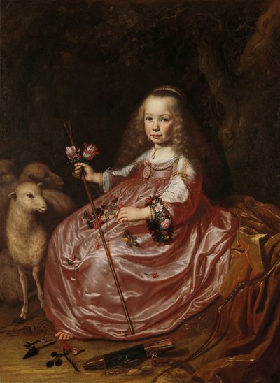 Ritratto di Clara Alewijn, 1644 da Dirck Santvoort