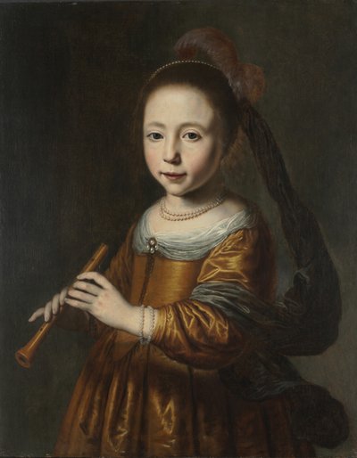 Ritratto di Elizabeth Spiegel, 1639 da Dirck Santvoort