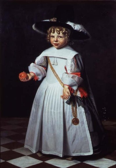 Ritratto di un bambino che tiene un