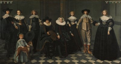 Ritratto della Famiglia di Dirck Bas Jacobsz, Borgomastro di Amsterdam, 1634-35 da Dirck Santvoort