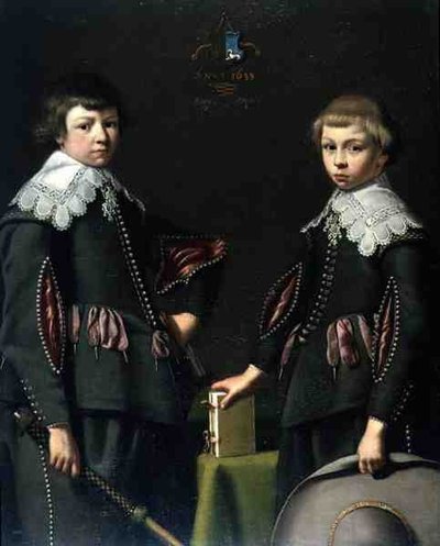 Due ragazzi giovani da Dirck Santvoort