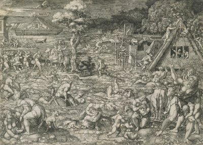 Il Diluvio, 1544 da Dirck Vellert