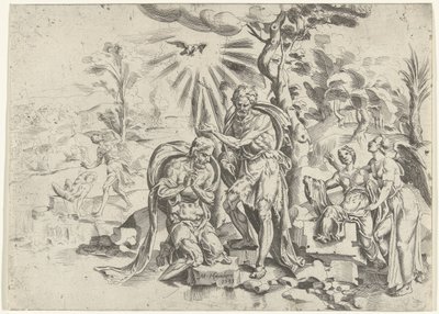 Battesimo di Cristo da Dirck Volckertsz. Coornhert (attributed to)