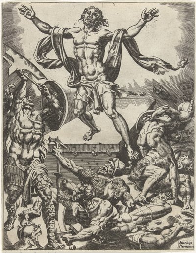 Resurrezione di Cristo da Dirck Volckertsz. Coornhert (attributed to)